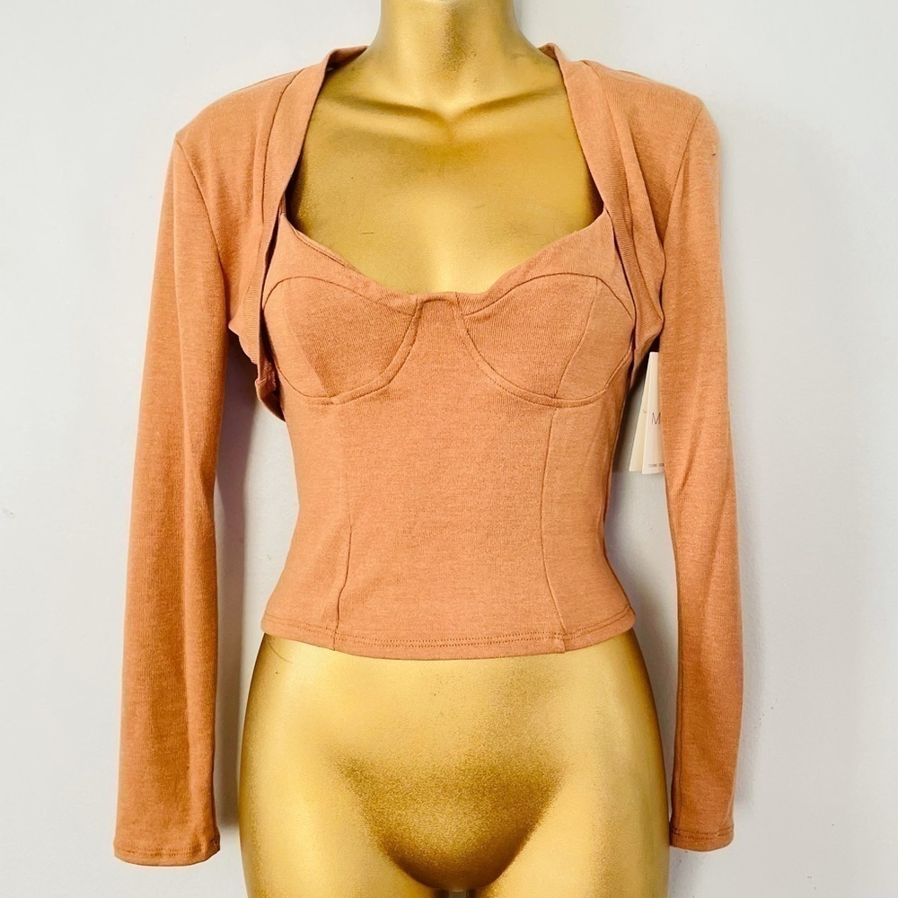 Bolero tank top cardigan y2k